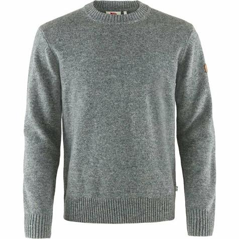 Fjallraven Men Övik Sweater Grey PH241149 Philippines